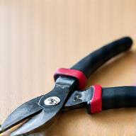 Sharp, clean bypass pruning shears for delicate plant trimming.
