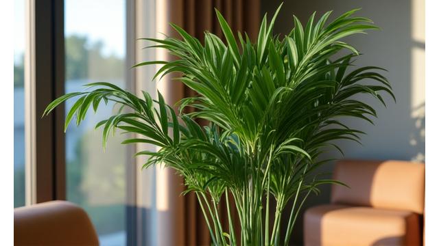 Chamaedorea seifrizii, a lush bamboo palm